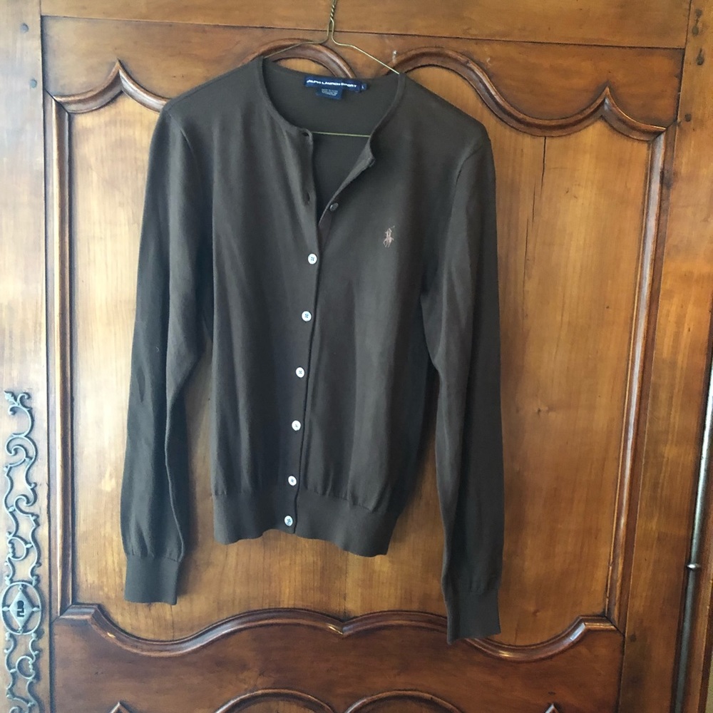 Ralph Lauren brown cotton sweater